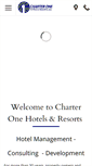 Mobile Screenshot of charteronehotels.com